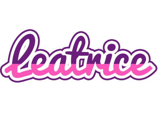 Leatrice cheerful logo