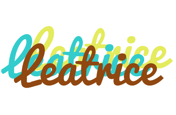 Leatrice cupcake logo