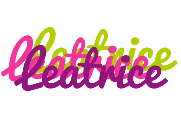 Leatrice flowers logo