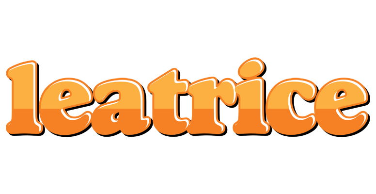 Leatrice orange logo