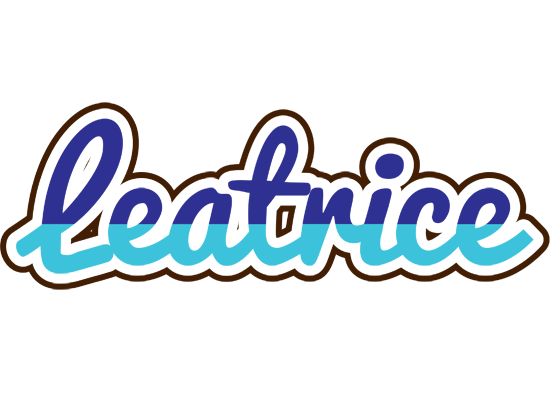 Leatrice raining logo