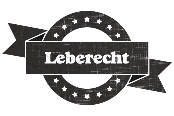 Leberecht grunge logo