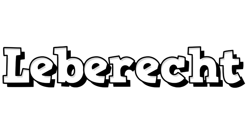 Leberecht snowing logo