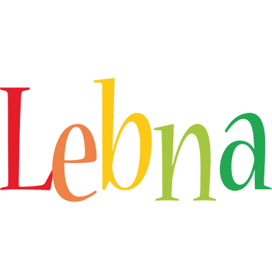 Lebna birthday logo