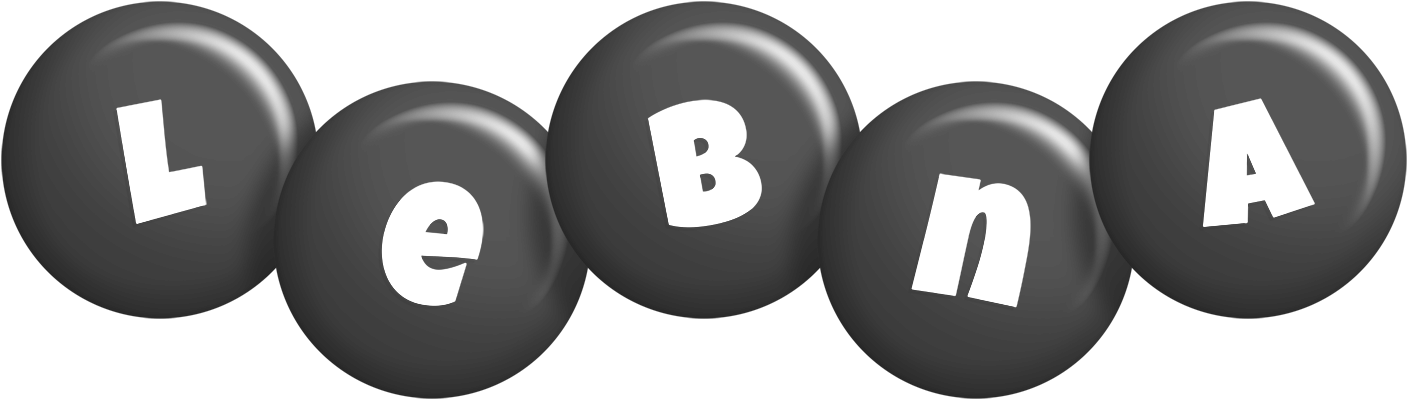 Lebna candy-black logo