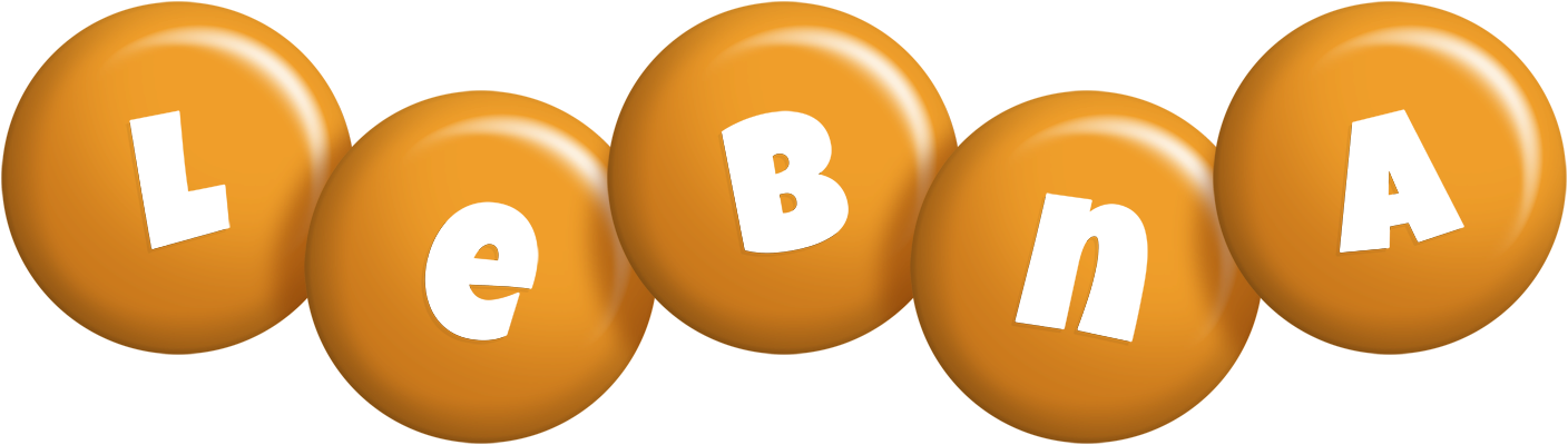 Lebna candy-orange logo