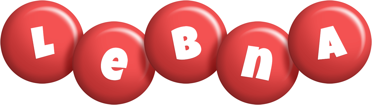 Lebna candy-red logo