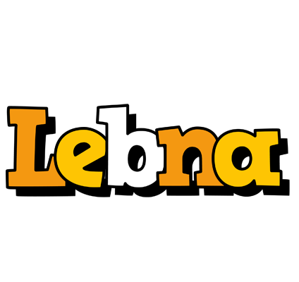 Lebna cartoon logo
