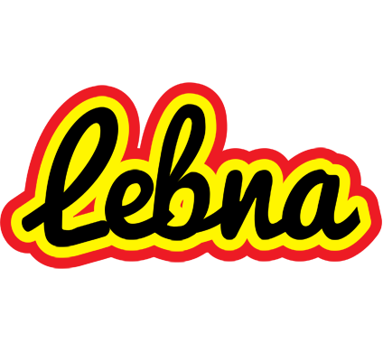 Lebna flaming logo