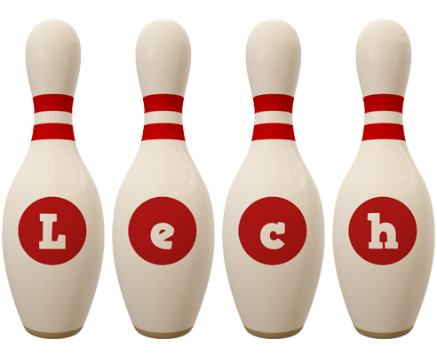 Lech bowling-pin logo
