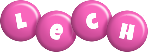 Lech candy-pink logo