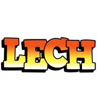 Lech sunset logo