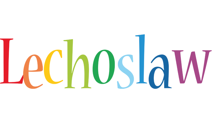 Lechoslaw birthday logo