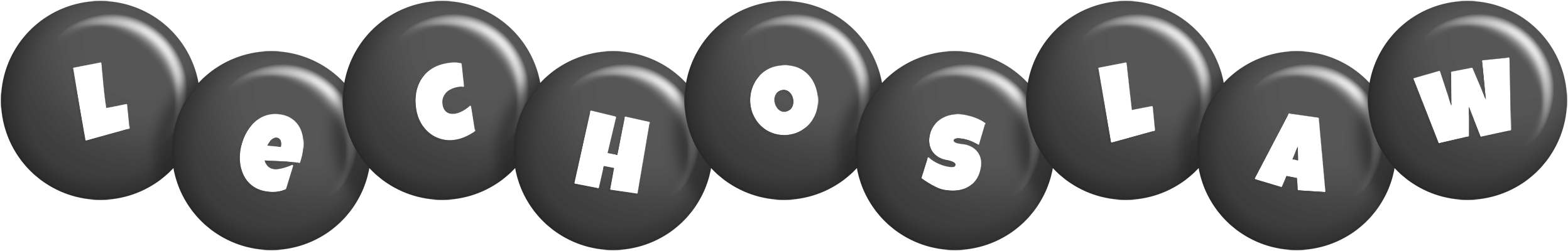 Lechoslaw candy-black logo