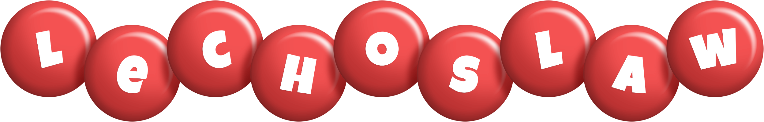 Lechoslaw candy-red logo