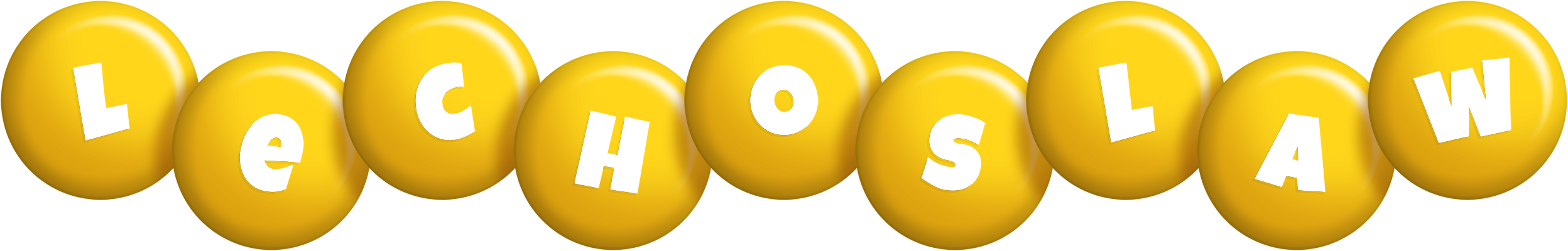 Lechoslaw candy-yellow logo