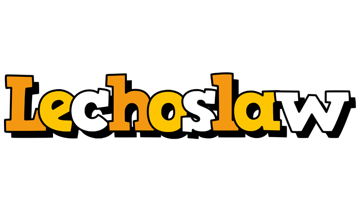 Lechoslaw cartoon logo