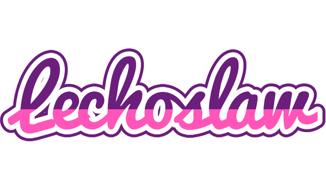 Lechoslaw cheerful logo