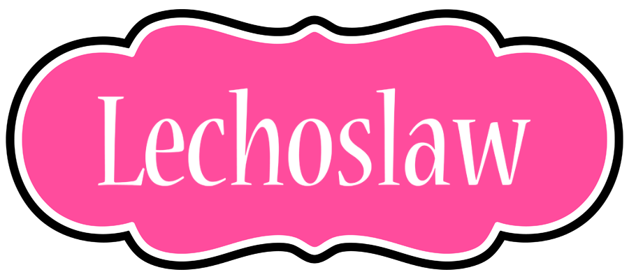 Lechoslaw invitation logo