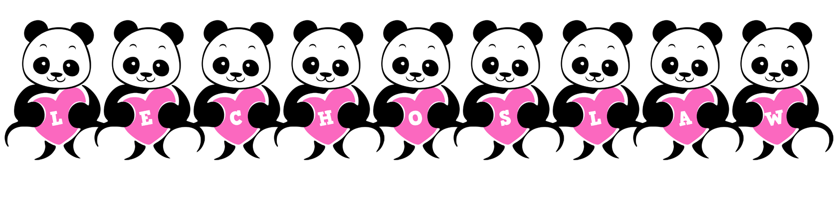 Lechoslaw love-panda logo