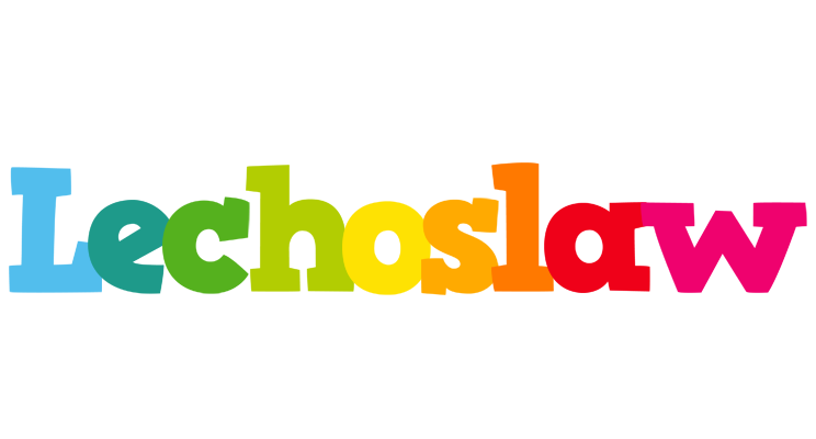 Lechoslaw rainbows logo