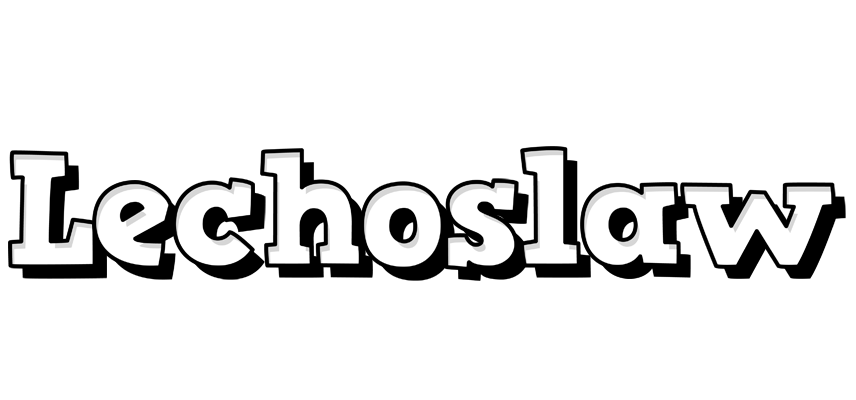 Lechoslaw snowing logo