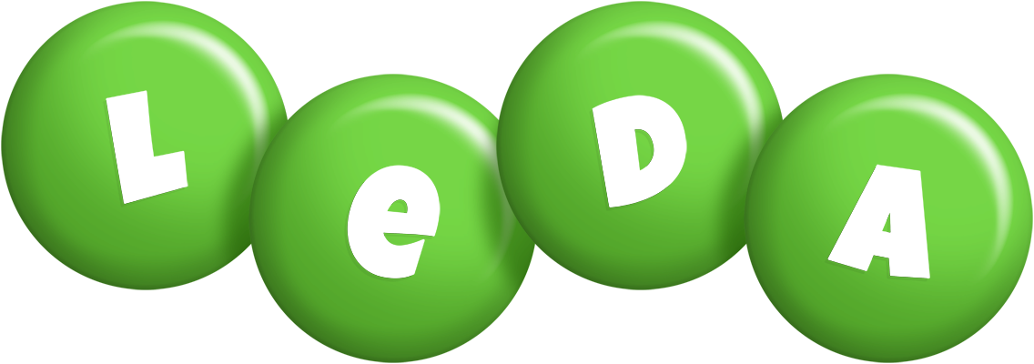 Leda candy-green logo