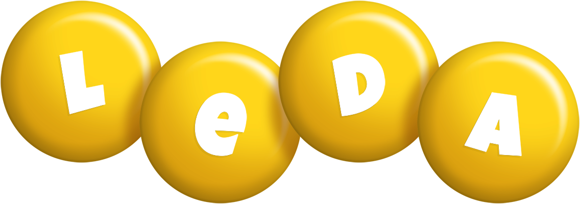 Leda candy-yellow logo