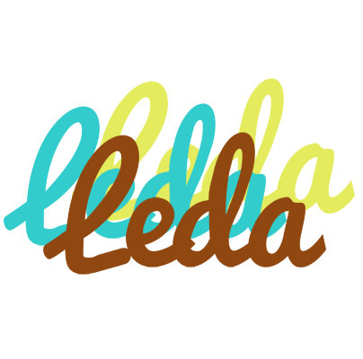 Leda cupcake logo