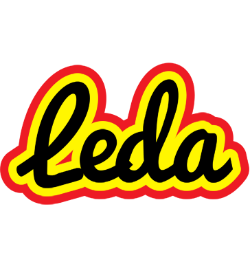 Leda flaming logo
