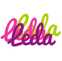 Leda flowers logo