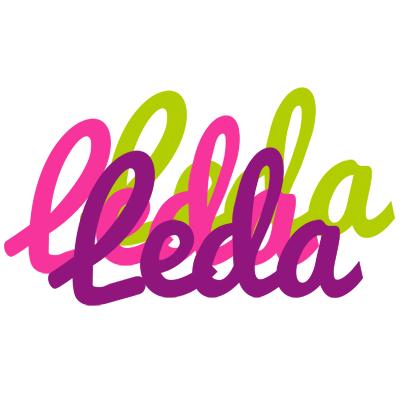 Leda flowers logo