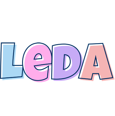 Leda pastel logo