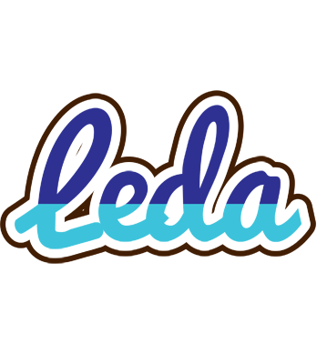 Leda raining logo