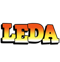 Leda sunset logo