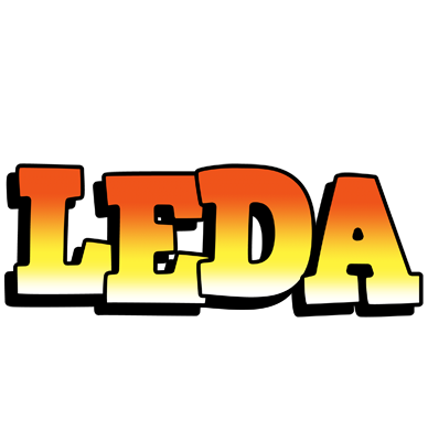 Leda sunset logo