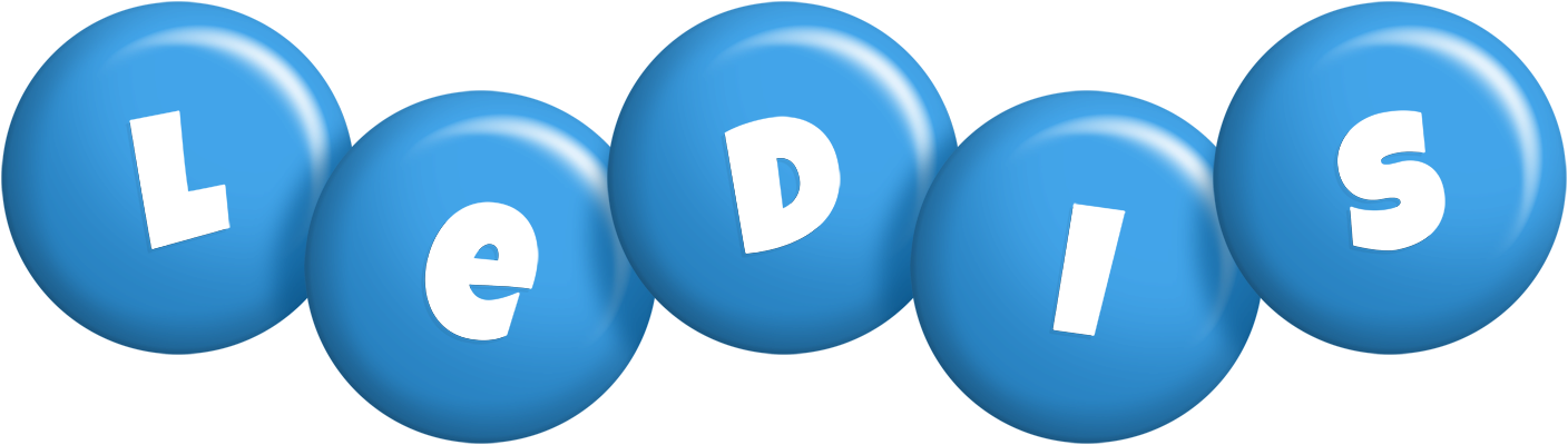 Ledis candy-blue logo