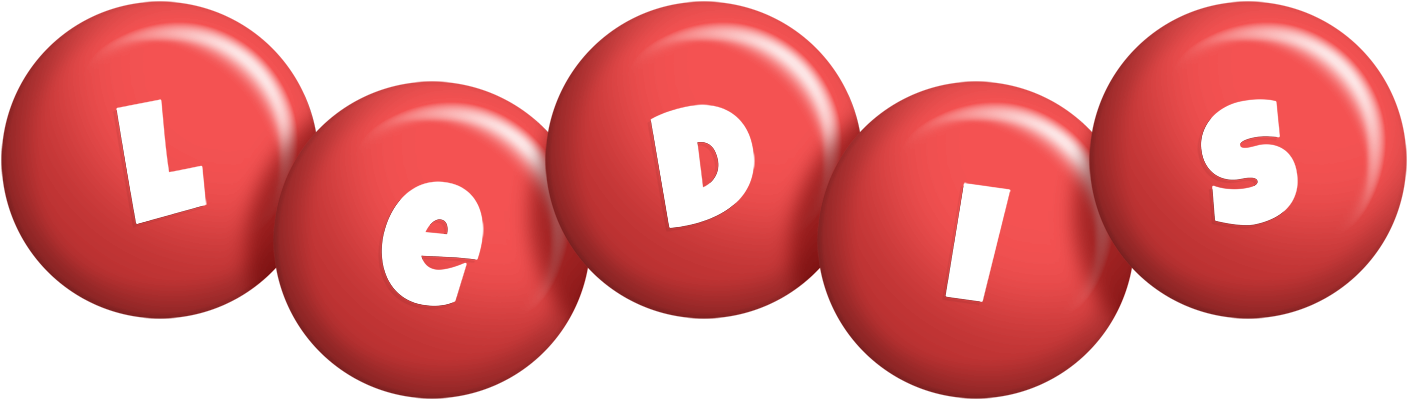 Ledis candy-red logo