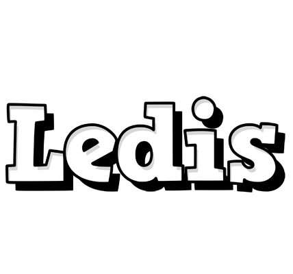 Ledis snowing logo