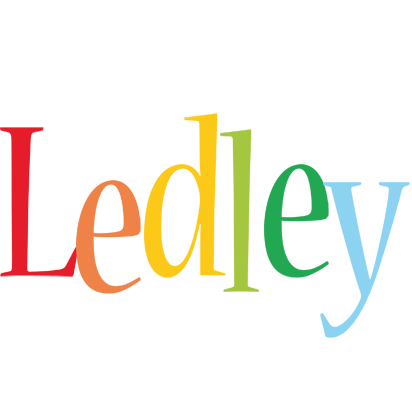 Ledley birthday logo