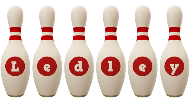 Ledley bowling-pin logo