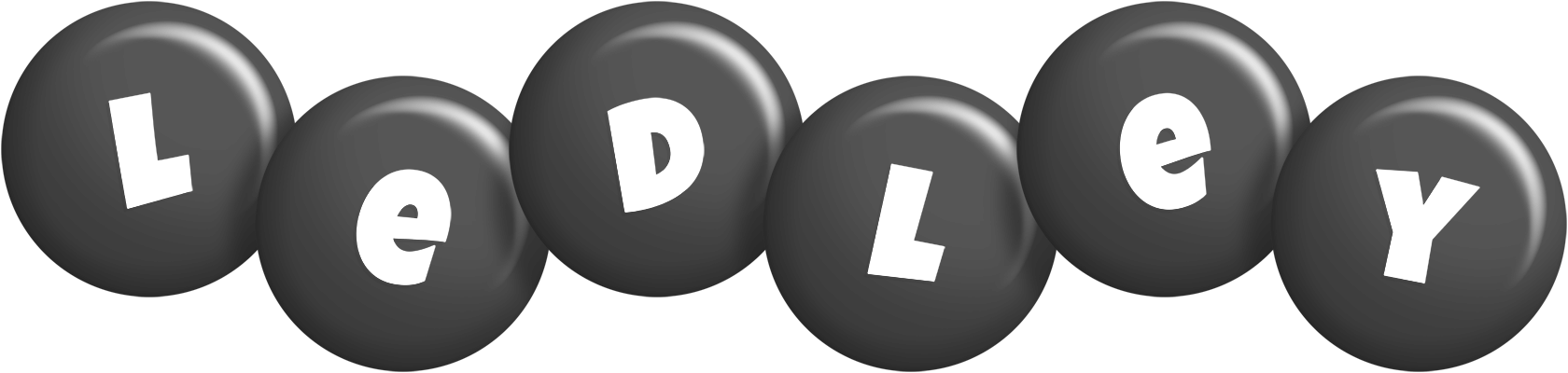 Ledley candy-black logo