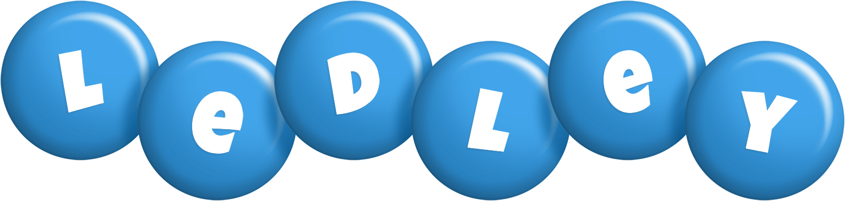 Ledley candy-blue logo