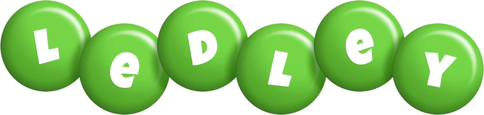 Ledley candy-green logo