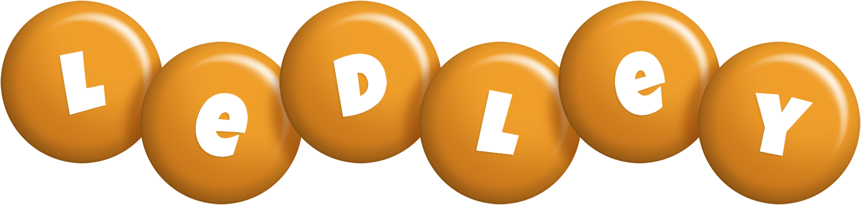 Ledley candy-orange logo