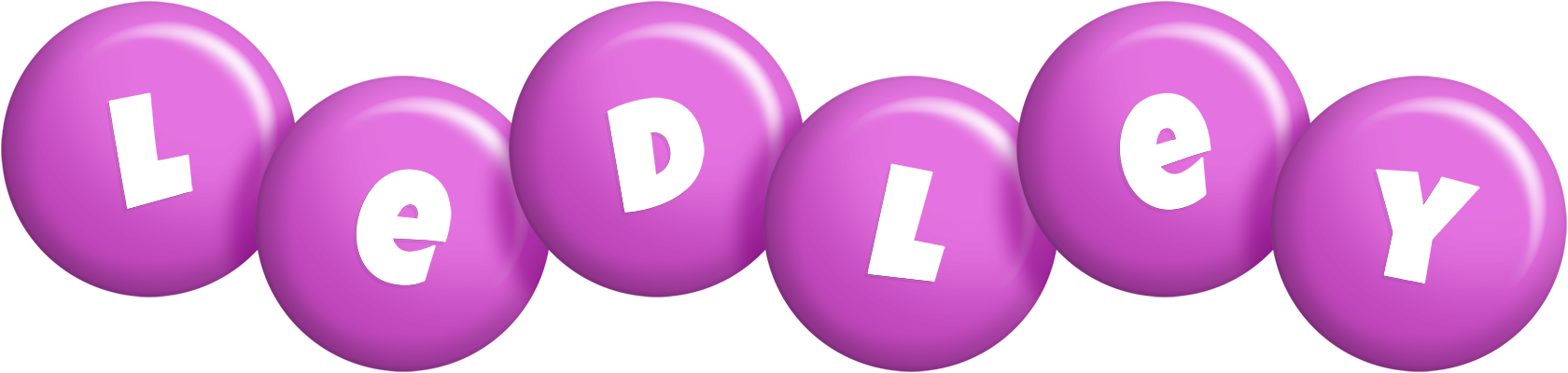Ledley candy-purple logo