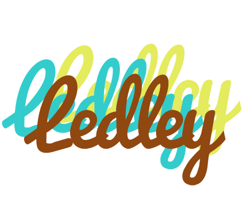 Ledley cupcake logo