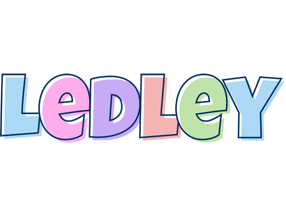 Ledley pastel logo