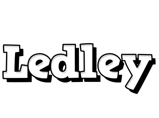 Ledley snowing logo