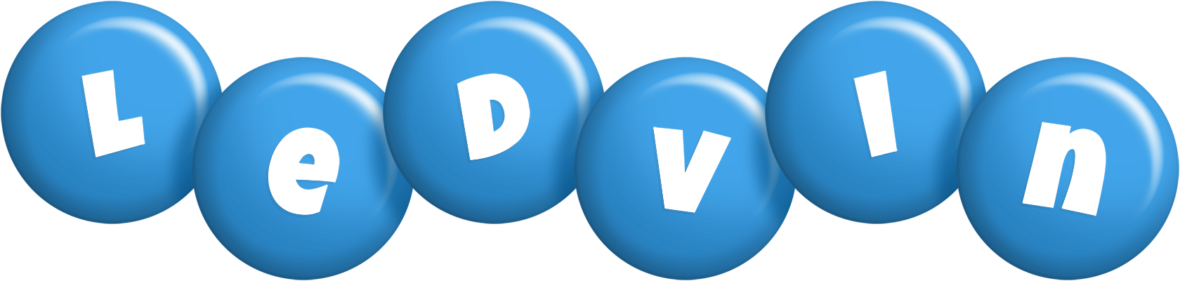 Ledvin candy-blue logo